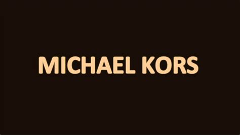 how do you spell michael kors|michael kors pronunciation.